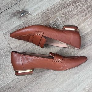 Franco Sarto Loafers - Brown & Gold